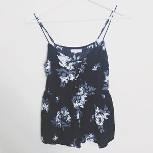 PacSun L.A Hearts Floral Lace Front Tank